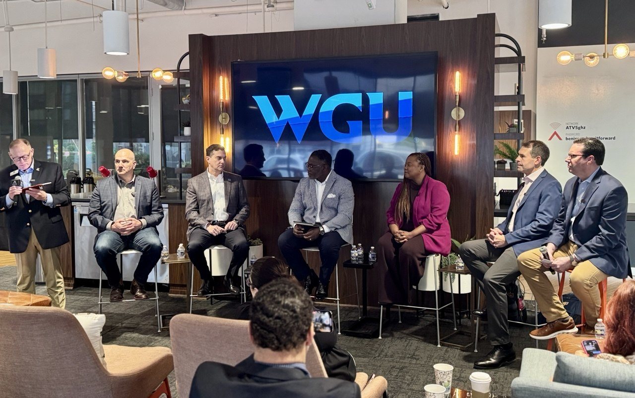 Panel session at WGU Workforce Strategy event, Atlanta Tech Village, April 2026
